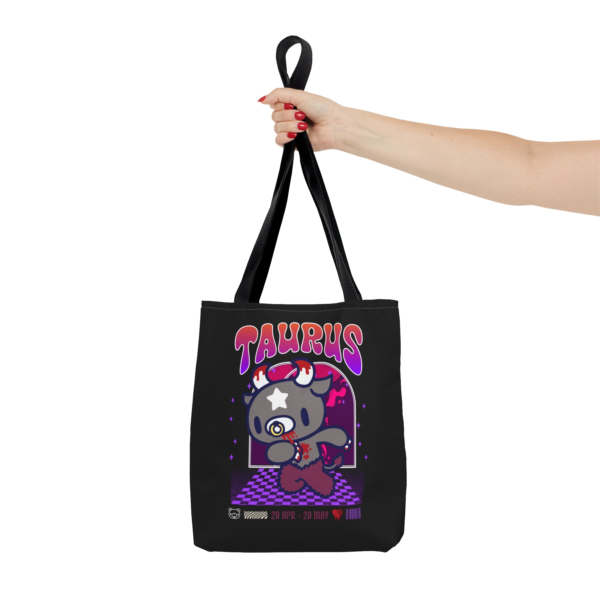 Gloomy Taurus  Zodiac Tote Bag